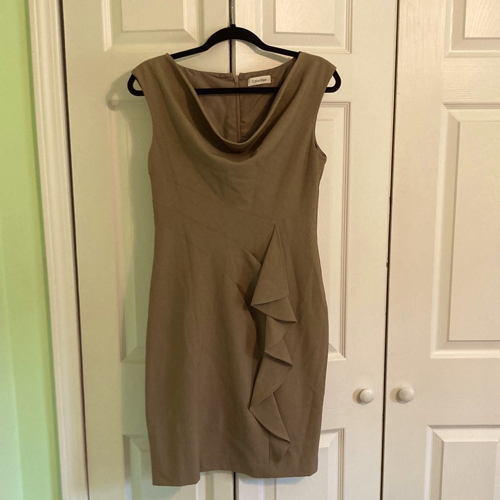 Calvin Klein Tan Dress